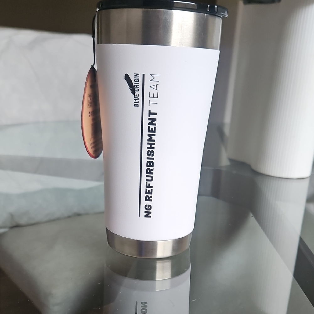 No Refurbishment Team White Travel Mug